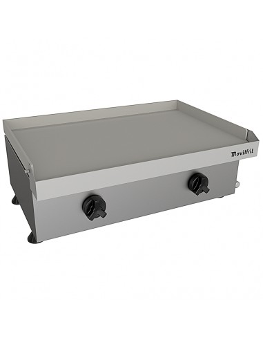 Plancha rectificada  de hierro fundido Movilfrit mod. PGR-65, a gas