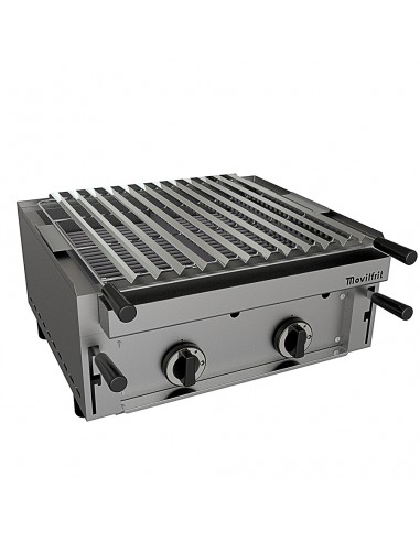 Barbacoa de piedra volcanica Movilfrit mod. BM-60, a gas