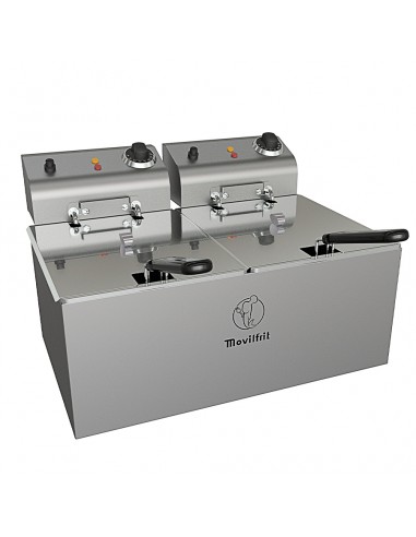 Freidora Movilfrit mod. DC 10+10, electrica