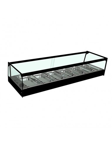 Vitrina caliente expositora baño maria Movilfrit mod.CUB 6 CALENTADOR BAÑO MARIA