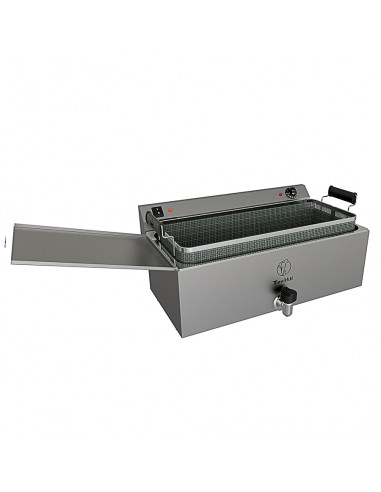 Freidora sobremesa Movilfrit mod. FA 30 400, trifasica con grifo