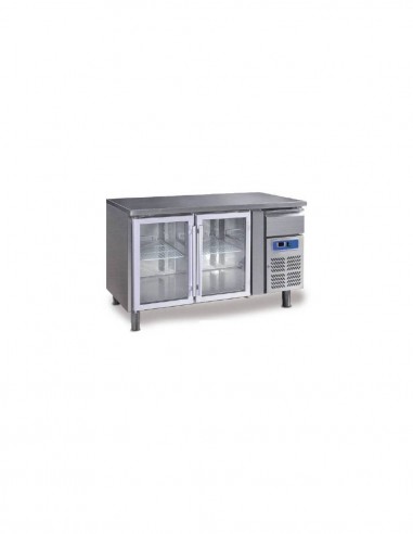 Bajomostrador gastronorm 2 puertas GN 2100 TNG con peto