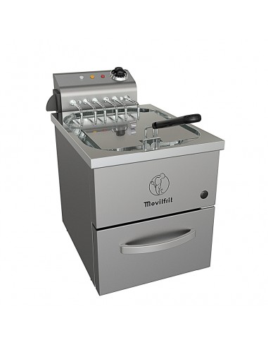 Freidora alto rendimiento Movilfrit mod. FARP 10 400, trifasica con grifo