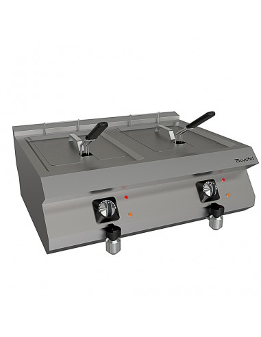 Freidora sobremesa Movilfrit mod. FEM-10+10, electrica con grifo