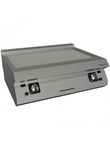 Fry top sobremesa cromo duro Movilfrit mod. FTGM-80 CROMO, a gas