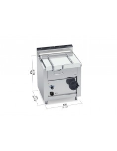 Sarten basculante Bertos Mod. E7BR8/I, electrica 2