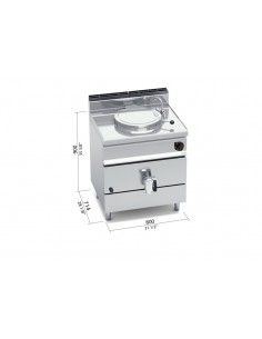 Marmita directa Bertos Mod. G7PD, a gas 2