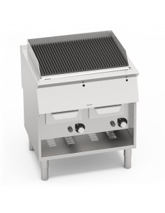 Parrilla con fondo de agua Bertos Mod. SG7WG80M, a gas