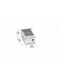 Parrilla de sobremesa Bertos Mod. SE7CG40B, electrica 2