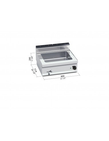 Baño maria de sobremesa Bertos Mod. E7BM8B,...