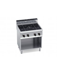 Cocina vitroceramica 4 fuegos Bertos Mod.E7P4M/VTR