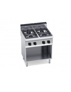 Cocina 4 fuegos Bertos Mod. G7F4M, a gas