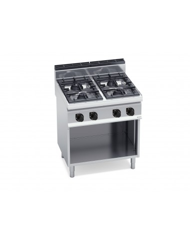 Cocina 4 fuegos Bertos Mod. G7F4MP,  potenciada a gas