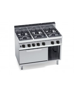 Cocina 6 fuegos con horno Bertos Mod. G7F6P+FG,...