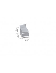 Modulo neutro de sobremesa Bertos Mod. N6-3B 2