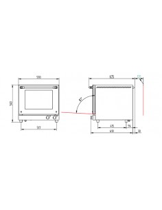 Horno de panaderia Edenox. Mod. HP-443, electrico 2