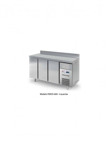 Bajo mostrador refrigerado FMCH-250 Snack 4 puertas acero inox