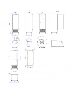 Armario de refriferacion Edenox Mod. APS-701 HC 2