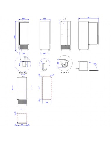 Armario de refriferacion Edenox Mod. APS-701 HC