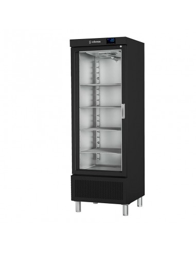 Armario de refriferacion Edenox Mod. APS-701 HC PC NG, negro puerta de cristal