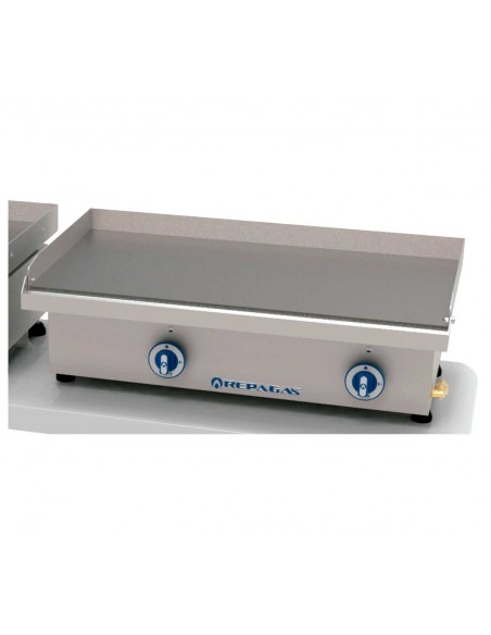Plancha de acero rectificado Repagas Mod. PG-800, a gas