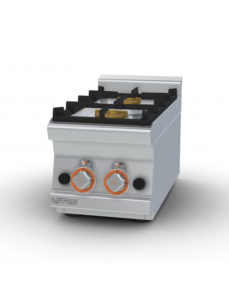 Cocina 2 fuegos sobremesa Lotus Mod. PCT-63G, a gas