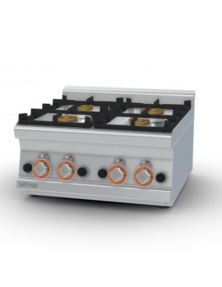 Cocina 4 fuegos sobremesa Lotus Mod. PCT-66G, a gas