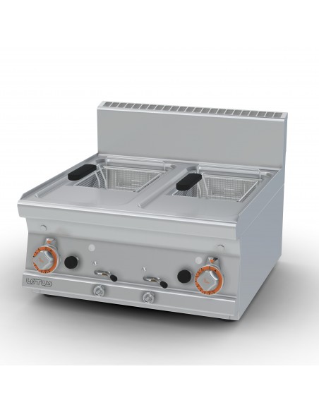 Freidora sobremesa Lotus Mod. F2/8T-66G, a gas