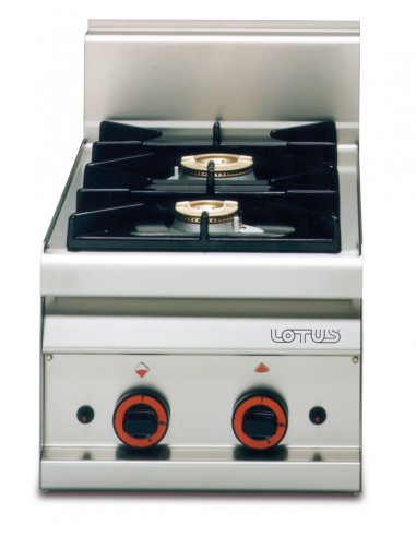 Cocina 2 fuegos sobremesa Lotus Mod. PC-4G, a gas