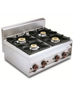 Cocina 4 fuegos sobremesa Lotus Mod. PC-8G, a gas
