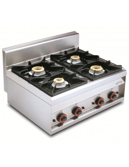 Cocina 4 fuegos sobremesa Lotus Mod. PC-8G, a gas