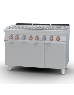 Cocina 6 fuegos con horno electrico Lotus Mod....