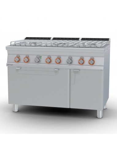 Cocina 6 fuegos con horno electrico Lotus Mod....
