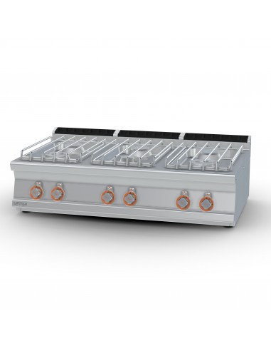 Cocina 6 fuegos sobremesa Lotus Mod. PCT-712GP,...
