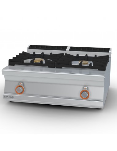 Cocina 2 fuegos sobremesa Lotus Mod. PC2T-78G,...