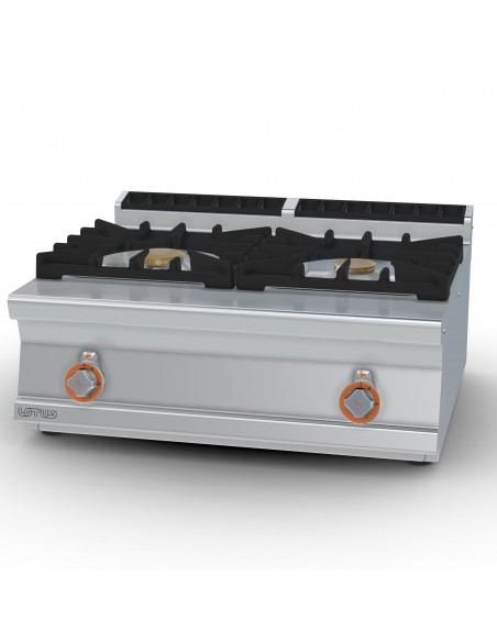 Cocina 2 fuegos sobremesa Lotus Mod. PC2T-78G, a gas