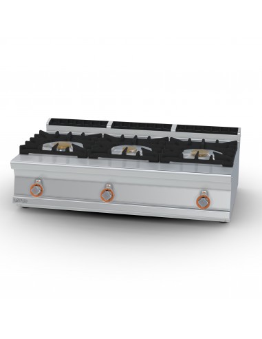 Cocina 3 fuegos sobremesa Lotus Mod. PC3T-712G,...