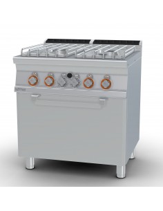 Cocina 4 fuegos con horno Lotus Mod. CF4-78GP, a gas