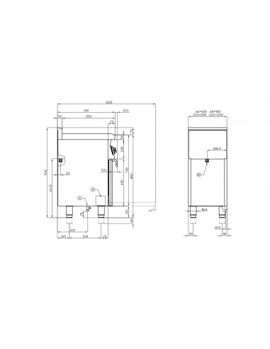 Cocina 2 fuegos con horno Lotus Mod. CF2-68G, a...
