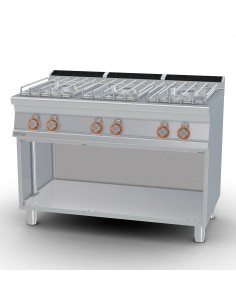 Cocina 6 fuegos Lotus Mod. PC-712GP, a gas
