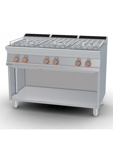 Cocina 6 fuegos Lotus Mod. PC-712GP, a gas