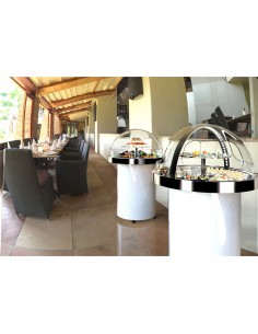 Vitrina refrigerada buffet 360 Sayl Mod. BUF360P, con pie 2