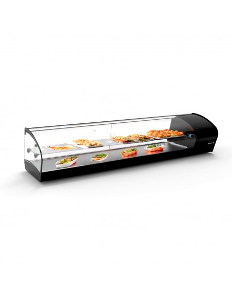Vitrina refrigerada de tapas Sayl Mod. SK28P, dos pisos cuba plana