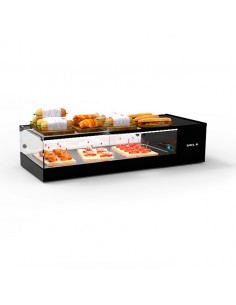 Vitrina refrigerada de tapas Sayl Mod. VTLG4P, cuba plana