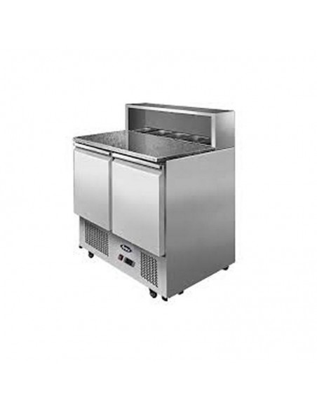 Mesa de ingredientes refrigerada Unifrost Mod. PCF901GK, Encimera de granito