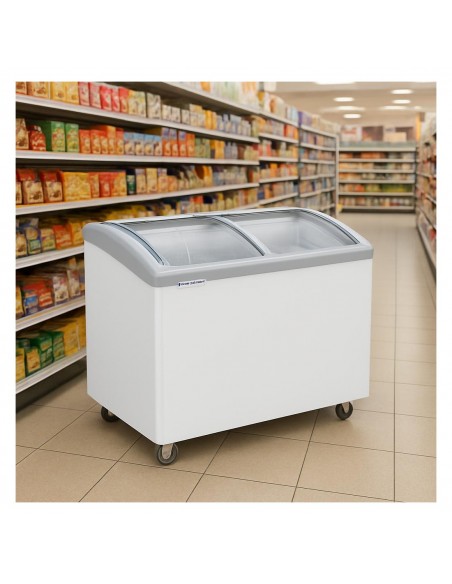 Arcon congelador EUTRON Mod. SD280, puertas de cristal