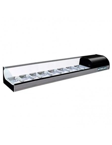 Vitrina refrigerada de tapas BOREAS Mod. EFVT175C8