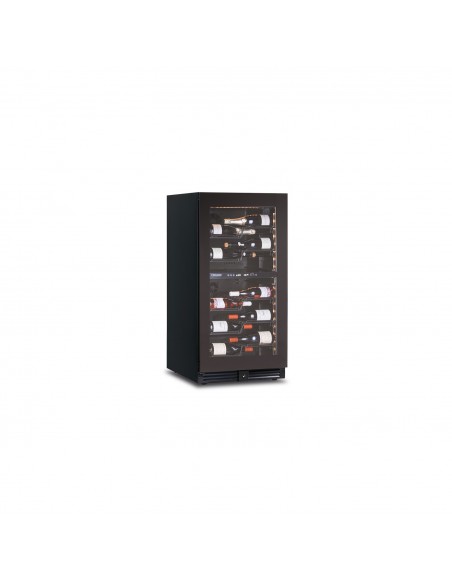 Armario expositor refrigerado de vinos Horekus Mod. KW120-G2, bitemperatura