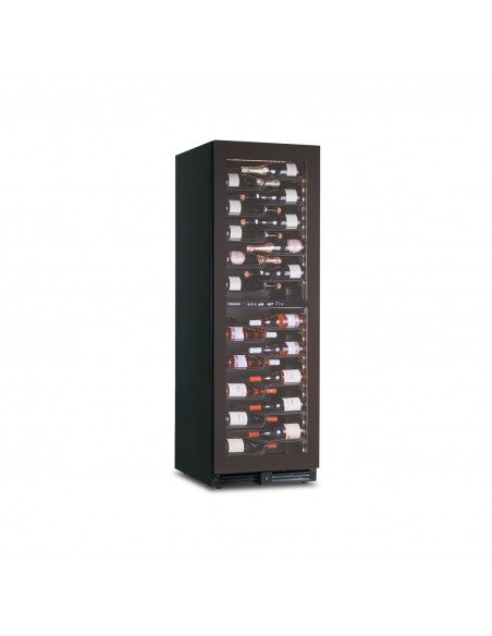 Armario expositor refrigerado de vinos Horekus Mod. KW180-G2, bitemperatura