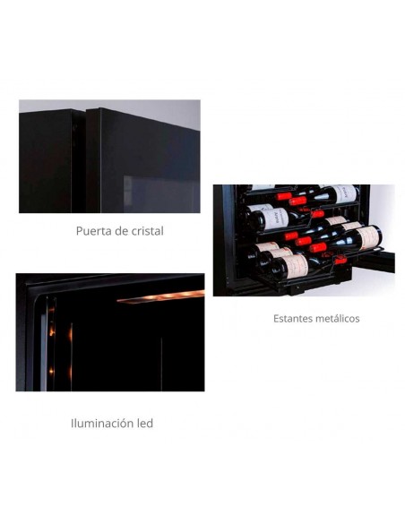 Armario expositor refrigerado de vinos Horekus Mod. KW180